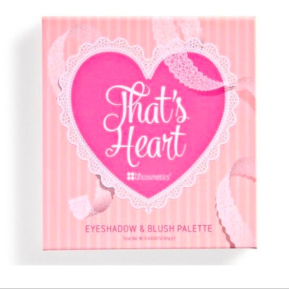 Thats heart BH COSMETICS eyeshadow and blush palette